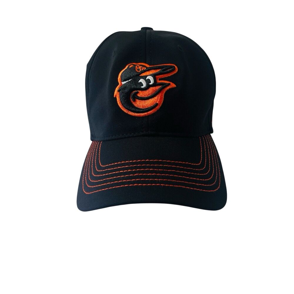 MLB Baltimore Orioles 47 Brand Black Orange OS Stretch Fit Baseball Cap Hat